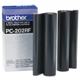 ~Brand New Original Brother PC-202RF FILM ROLLS BOX OF 2